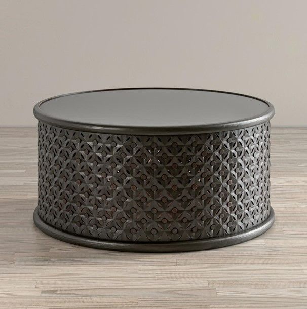 Jofran Inc. Global Archive Decker Antique Black Coffee Table-1