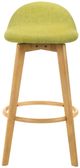 Armen Living Vera Brown/Moss Green Barstool-2