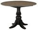 Liberty Furniture Magnolia Manor Weathered Bark Dining Drop Leaf Table with Antique Black Base-0