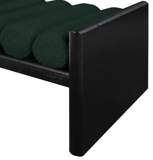 Meridian Furniture Waverly Green/Black 32" Upholstered Bench-3