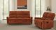 Coaster® Navarro 2-Piece Burnt Orange Manual Upholstered Reclining Sofa Set-1