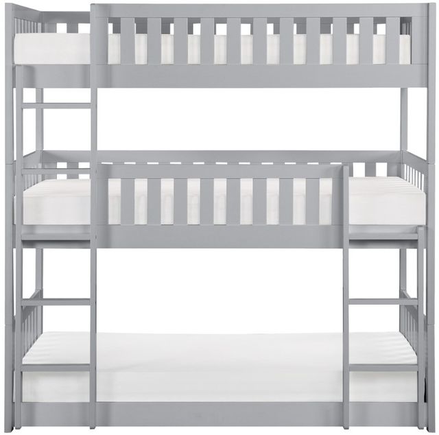 Homelegance® Orion Gray Twin/Twin Triple Bunk Bed-2
