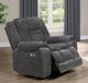 New Classic® Home Furnishings Stanwick Gray Power Glider Recliner with Power Footrest-1