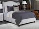 Century® Customizable Details Wing Upholstered California King Panel Bed-2