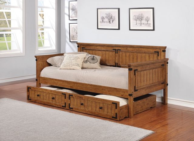 Coaster® Oakdale Storage Trundle Rustic Honey-3