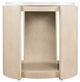 Hooker® Furniture Westwood White Side Table with Polished Limestone Base-2