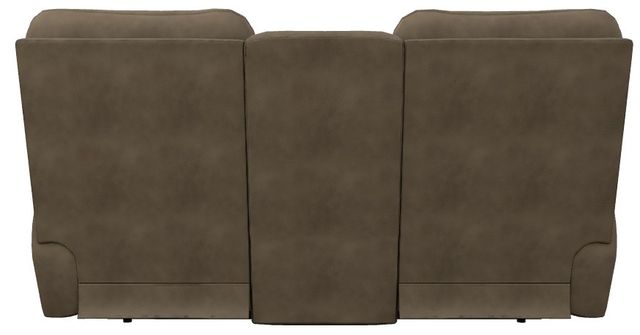 La-Z-Boy® Brooks Mushroom Power Reclining Loveseat with Console and Headrest-3
