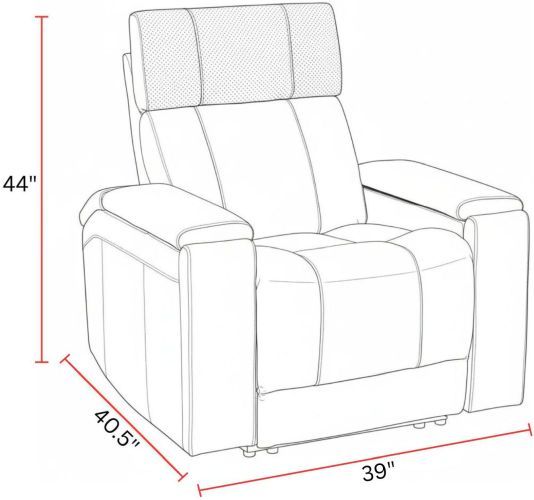 Parker House® Phoenix 3-Piece Autumn Caramel Leather Power Reclining Theater Seating with Wedge P3-1
