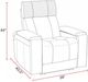 Parker House® Phoenix 3-Piece Autumn Caramel Leather Power Reclining Theater Seating with Wedge P3-1