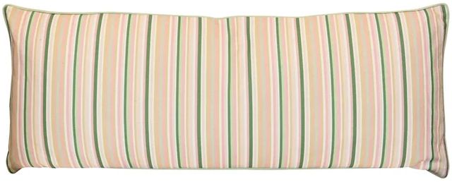 Stylecraft Tamara Day Yellow/Red Stripe Designer Lumbar Pillow-0