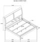 Coaster® Bexhill 5-Piece White Eastern King Bedroom Set-2