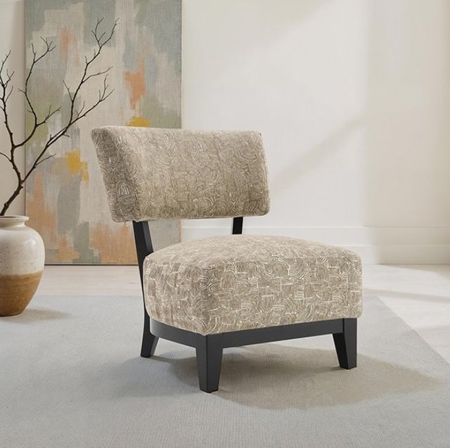 Furniture of America® Aveni Beige Accent Chair-1
