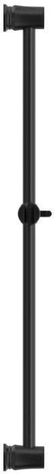 American Standard Universal Matte Black Shower Slide Bar-2