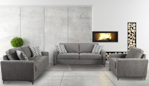 Mazin Furniture Hudson Graphite Loveseat-2
