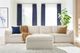 Signature Design by Ashley® Fannin 4-Piece Ivory Sectional with Ottoman-2
