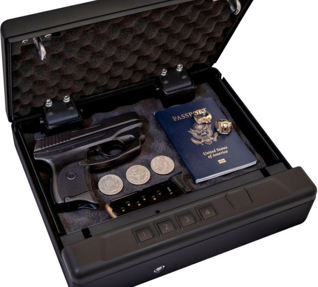 Liberty Safe HDV-150 Black Handgun Vault-1