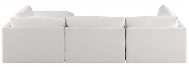 Meridian Furniture Ease 4-Piece Cream Right-Arm Facing Sectional-3
