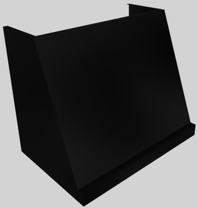 Vent-A-Hood® 36" Wall Mounted Range Hood-Black-1