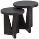 Uttermost® Nadette 2-Piece Dark Espresso Nesting Table Set-2