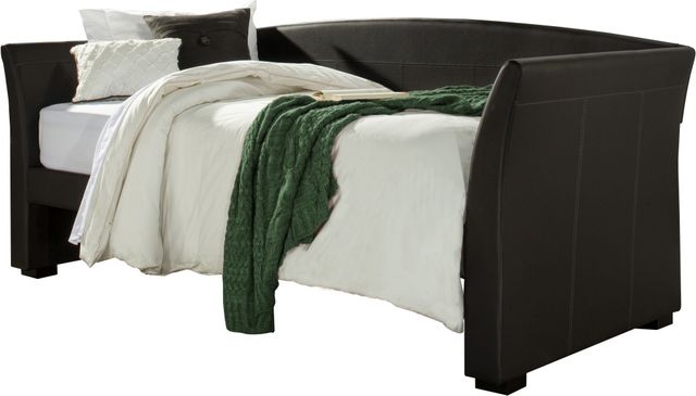 HH2 Home Montgomery Brown Faux Leather Complete Twin Daybed-1