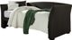 HH2 Home Montgomery Brown Faux Leather Complete Twin Daybed-1