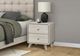 Monarch Specialties Inc. Grey Oak 2-Drawer Nightstand-1