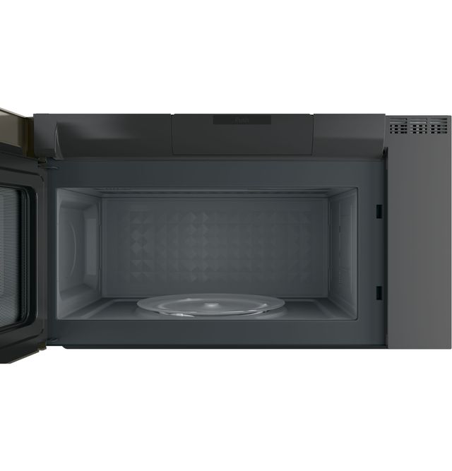GE Profile™ 2.1 Cu. Ft. Black Stainless Steel Over the Range Microwave-3
