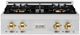 ZLINE DuoPro™ Classic 30" Stainless Steel and Polished Gold Accents Gas Rangetop with 4 Burner Cooktop -0