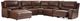 Signature Design by Ashley® DeepWakes 7-Piece Canyon Left-Arm Facing Power Reclining Sectional with Chaise and Storage Consoles-0