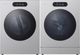 LG SIGNATURE Brushed Platinum Steel Front Load Washer & Gas Dryer Laundry Pair-0