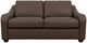 La-Z-Boy® Charlie Cognac Leather Apartment-Size Sofa-1