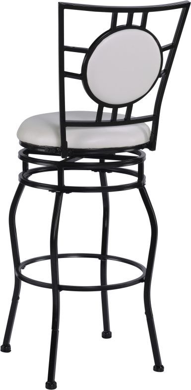 Linon Townsend Cream Adjustable Bar Stool-3