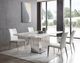VIG Furniture Modrest Kingsley Stainless Steel/White Dining Table-2
