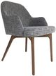 Bermex® Walnut Accent Side Chair-0