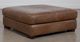 Soft Line Splendor Chestnut All Leather Ottoman-1