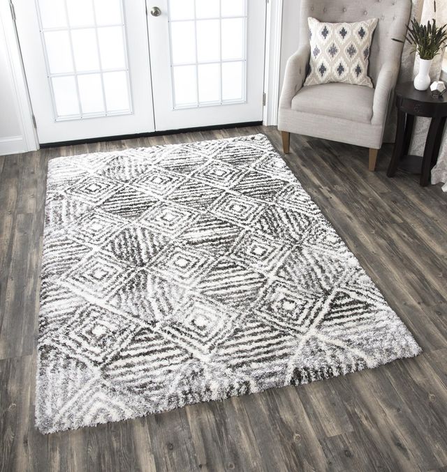 Rizzy Home Adana Charcoal 5'3" x 7'3" Rug-4
