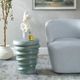 Uttermost® Skye Light Aqua Glaze Garden Stool-1