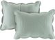 Olliix by Madison Park 3 Piece Seafoam Full/Queen Tuscany Reversible Scalloped Edge Coverlet Set-1