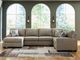 Benchcraft® Newellen 3-Piece Hemp Sleeper Left-Arm Facing Sectional and Chaise-1