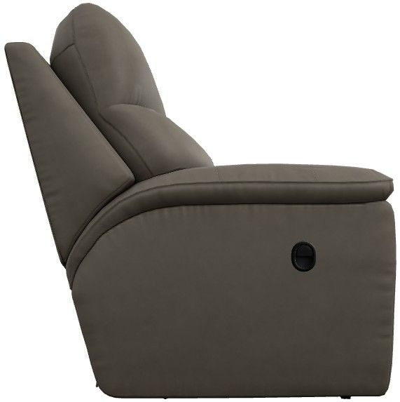 La-Z-Boy® Roman Grey Leather Power Reclining 2-Seat Sofa with Headrest-3