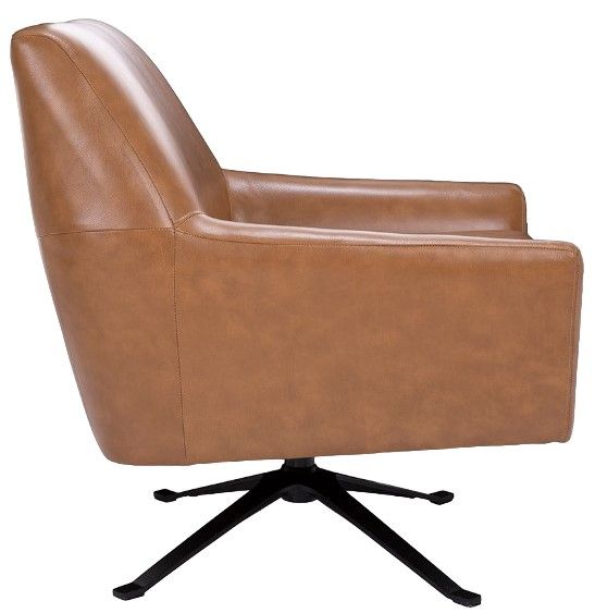 Decor-Rest® Furniture LTD Customizable 3097 Leather Swivel Chair-2