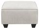 Legends Home Phoenix Cashmere Cream Cocktail Ottoman-2