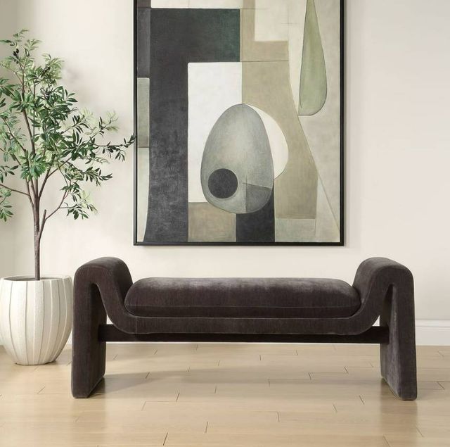 Uttermost® Manson Charcoal Bench-1
