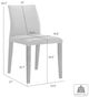Armen Living Elyza Black Dining Chair-2