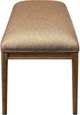 Modus Furniture Carlisle Toffee Crunch Upholstered Dining Bench-3