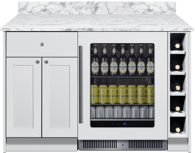 TurnKey Mesa Dry Bar with Beverage Center