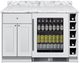 Summit® TurnKey Mesa 54" White Dry Bar with 4.7 Cu. Ft. Built-In Beverage Center-1