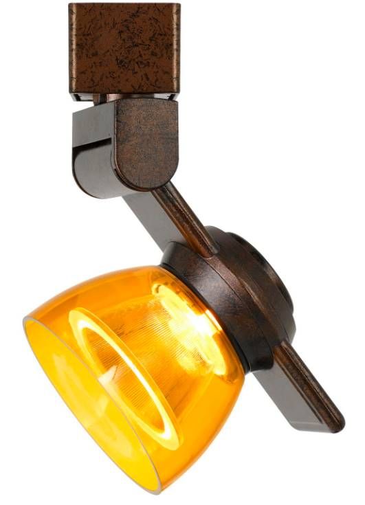 Cal® Lighting & Accessories Orange/Rust Track Light-1