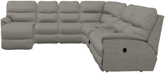 La-Z-Boy® Trouper Charcoal Reclining Sectional with Custom Layout Options-2