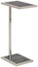 Century® Grand Tour Furniture Sadie Gray/White Spot Table with with Polished Nickel Base-0